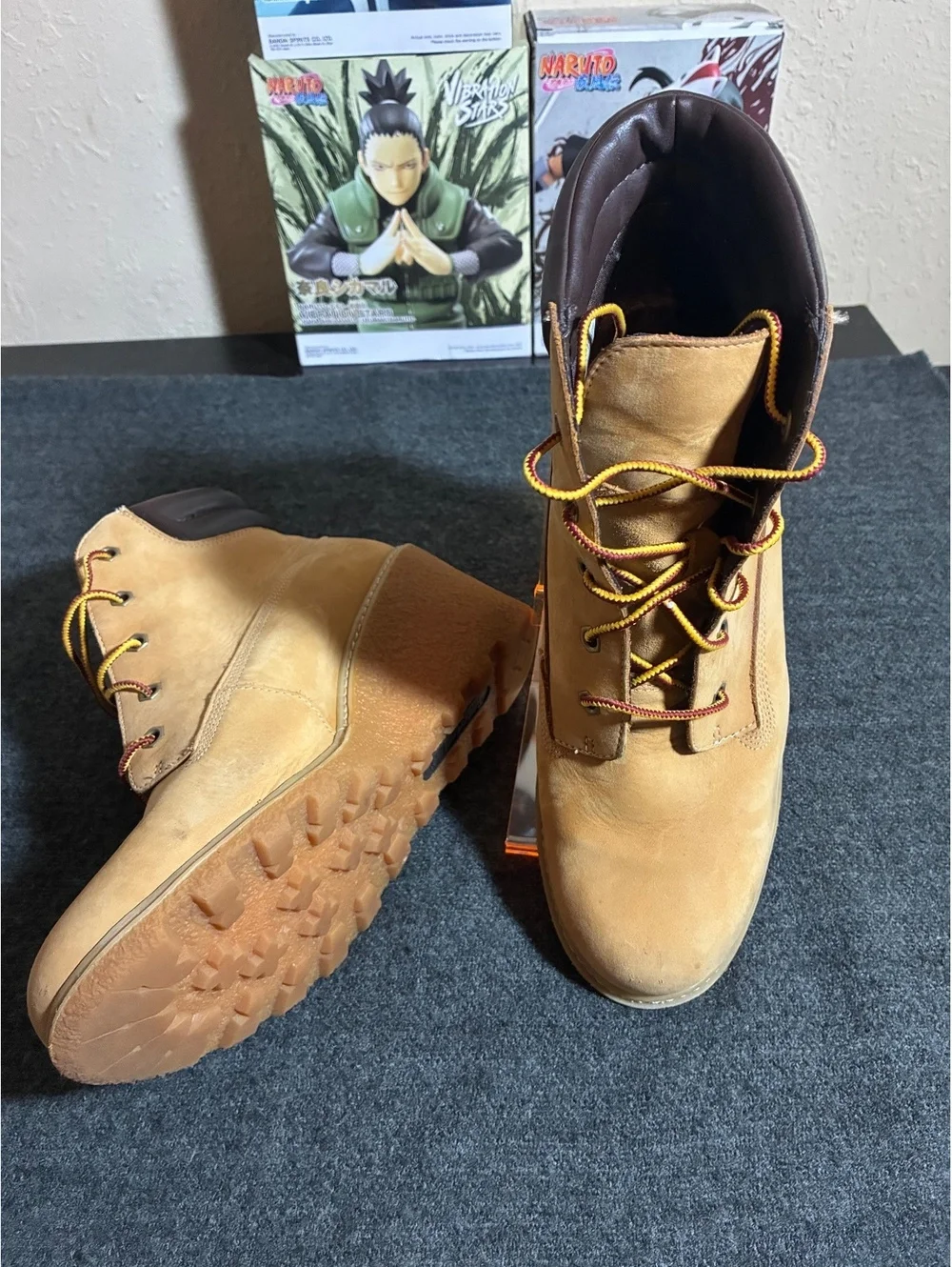 Timberland Women's Wedge Ankle Boots Size 10 Wheat Nubuck Leather